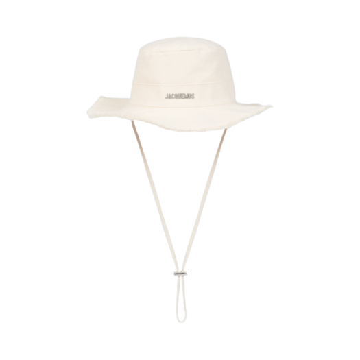 213AC002-5001-110/ACU00002AE00014-110 Jacquemus Le Bob Artichaut Bucket Hat Off White