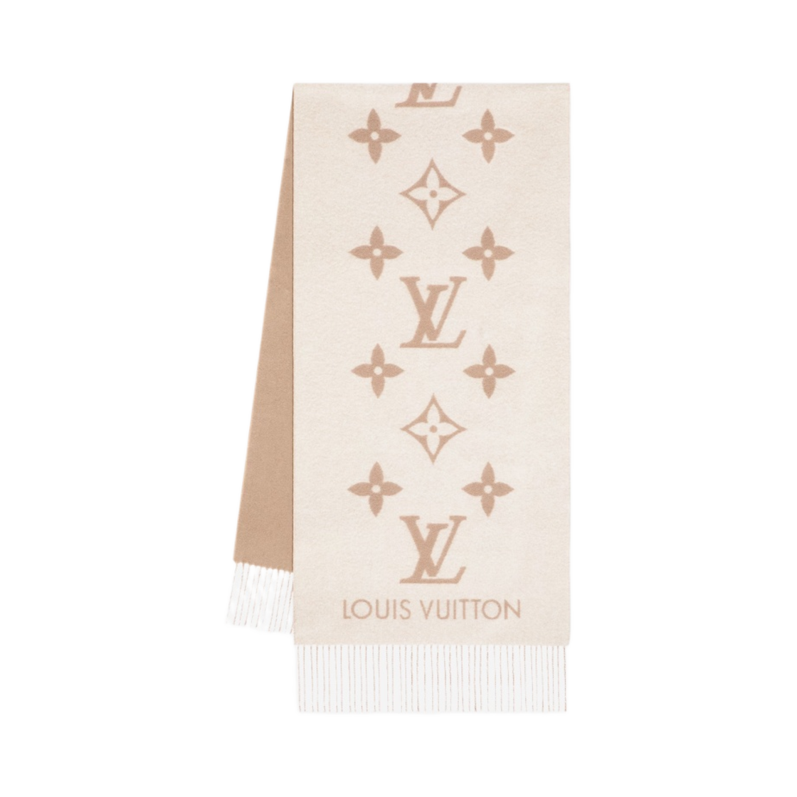 M78123 (W) Louis Vuitton Reykjavik Muffler Light Beige