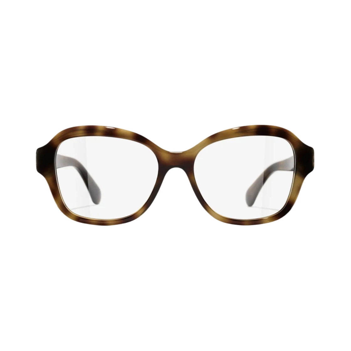 샤넬 스퀘어 프레임 아세테이트 글래스 펄 & 톨토이즈(Chanel Square Eyeglasses Acetate Glass Pearls & Tortoise) - 1