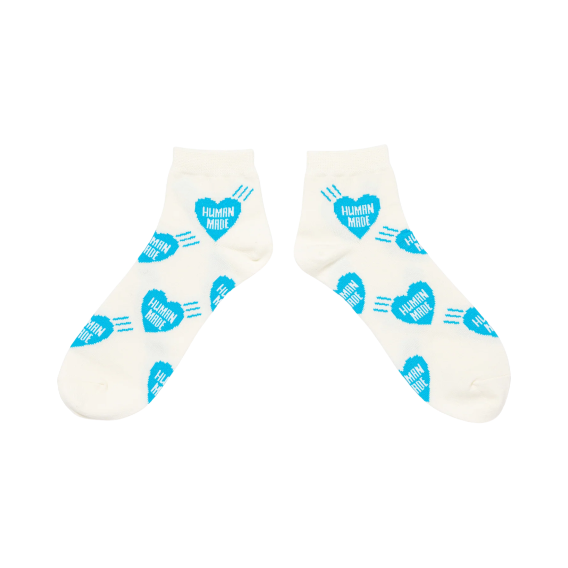 휴먼 메이드 하트 숏 삭스 블루(Human Made Heart Short Socks Blue) - 2