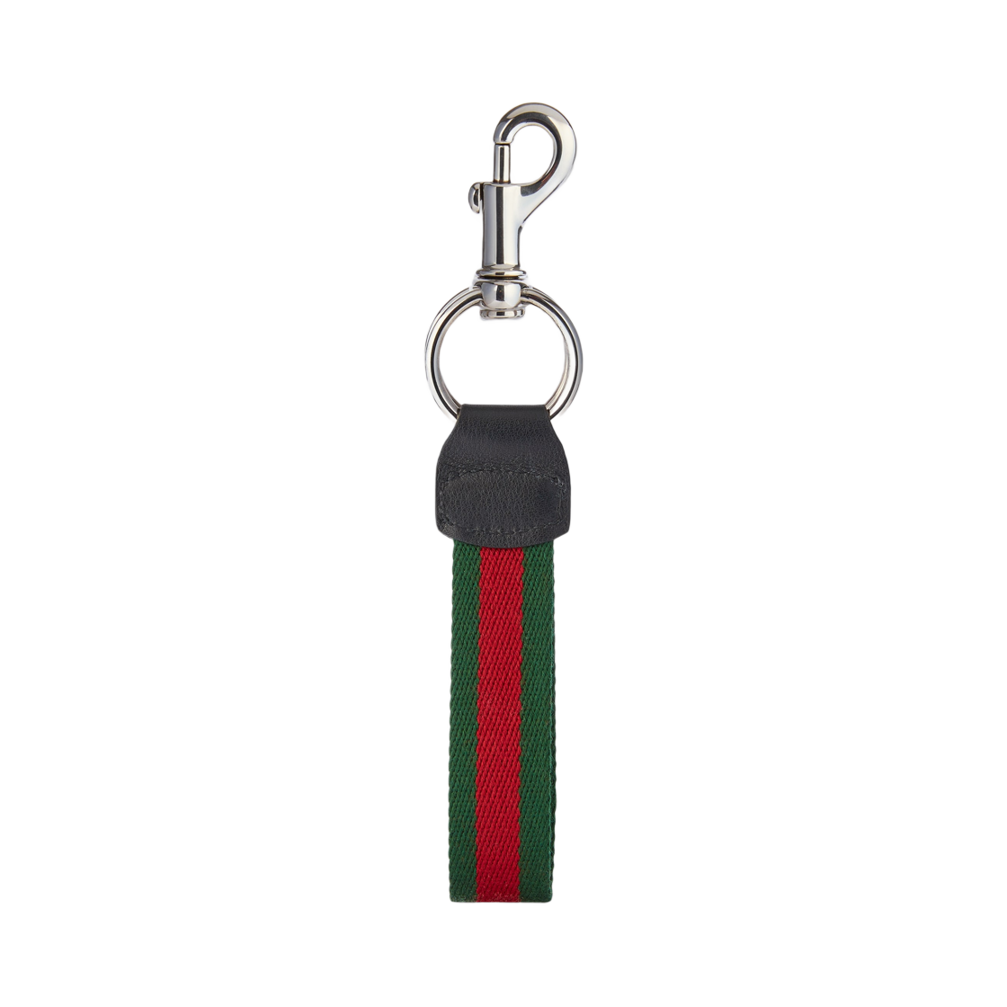 804040-JAAG1-8942 Gucci Web Keychain Green Red