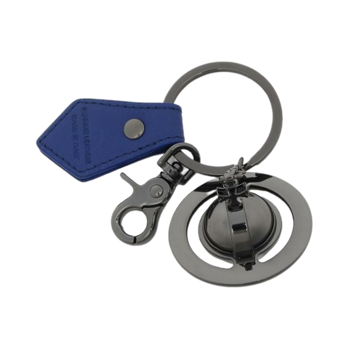 비비안 웨스트우드 사피아노 3D 오브 키링 건메탈 블루 사피아노(Vivienne Westwood Saffiano 3D Orb Keyring Gunmetal Blue Saffiano) - 2