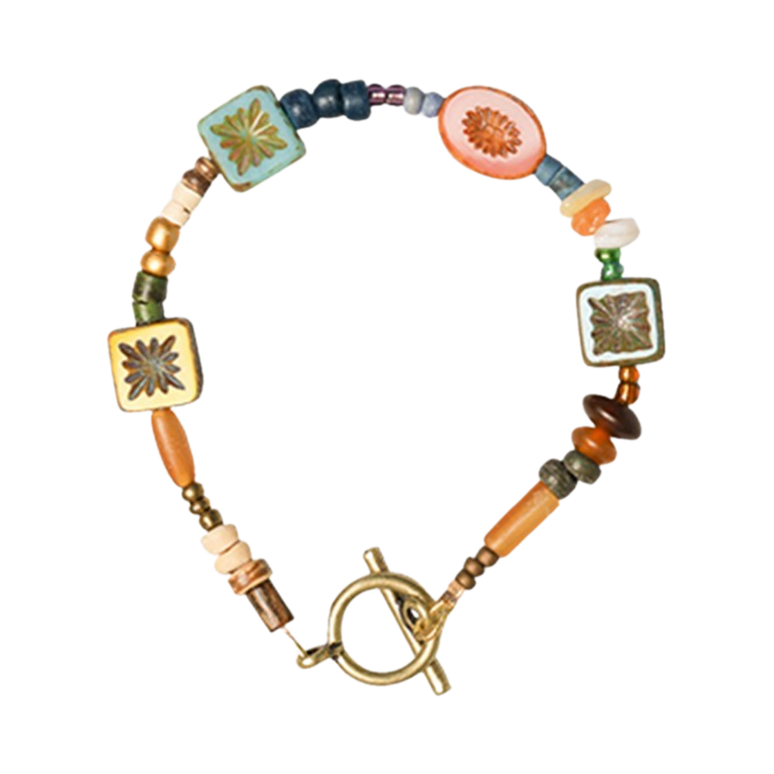 ●tow tow archive● Sunaka Bracelet Silver TBH32CDTB011 Threads of Love Multi-Diamond Oval Link Bracelet 1/2 ct tw