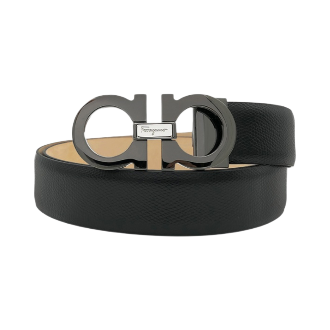 679493-671453 Ferragamo Adjustable Gancini Belt Black