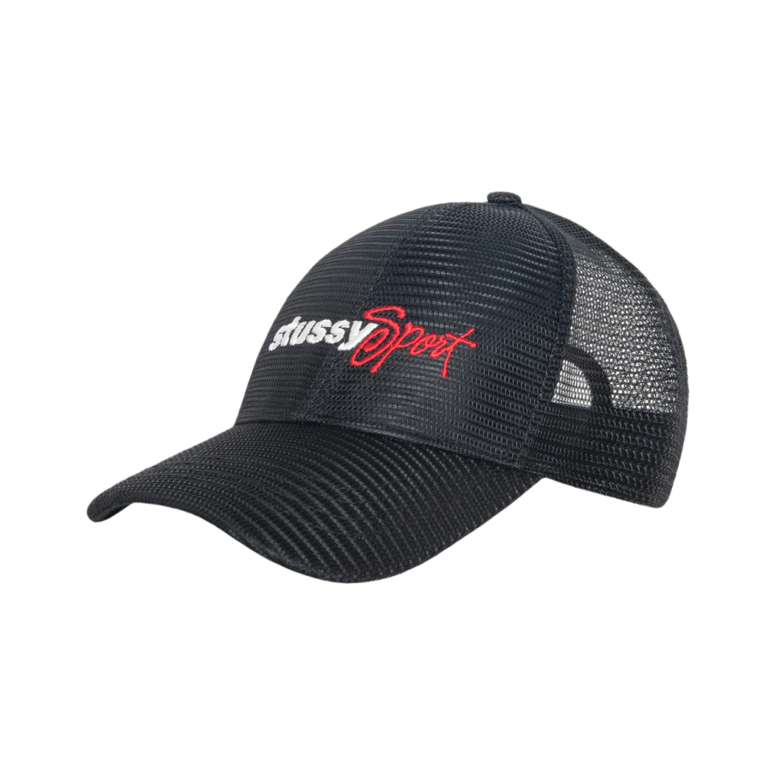 스투시 미드 뎁스 스포츠 메쉬 스냅백 블랙(Stussy Mid-Depth Sport Mesh Snapback Black) - 2