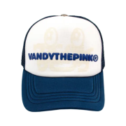 VANDY The Pink VTP Korean Trucker Hat Blue White