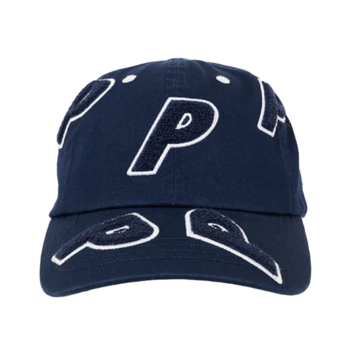 팔라스 셔닐 멀티 P 6-패널 캡 네이비 - 22SS(Palace Chenille Multi P 6-Panel Navy - 22SS) - 2