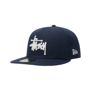 Stussy Authentic New Era Cap Navy