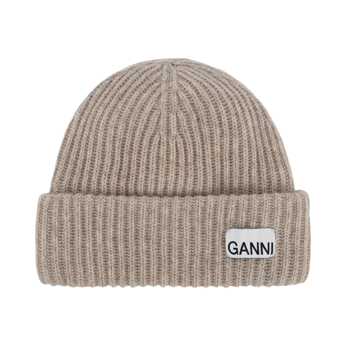 가니 울 비니 브라질리언 샌드(Ganni Wool Beanie Brazilian Sand)