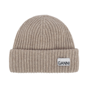 Ganni Wool Beanie Brazilian Sand