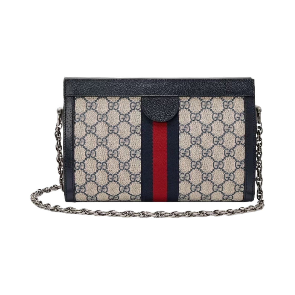 구찌 오피디아 GG 스몰 숄더백 베이지 블루 슈프림(Gucci Ophidia GG Small Shoulder Bag Beige Blue Supreme) - 2