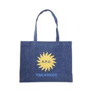 A.P.C. Diane Vacances Shopping Bag Stonewashed Indigo