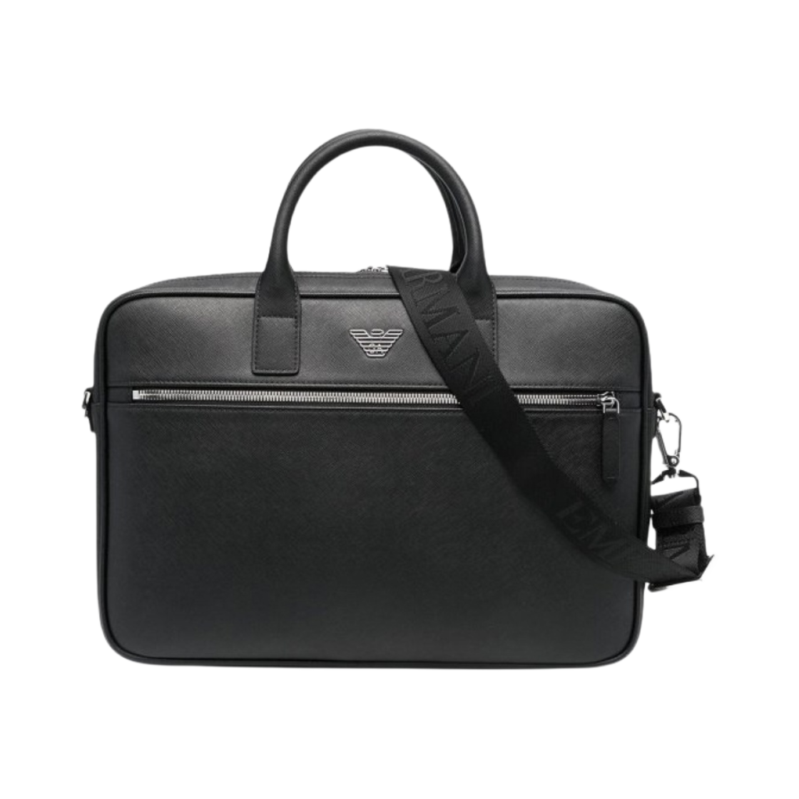 Y4P119Y138E81072 Emporio Armani Logo Plaque Laptop Case Black