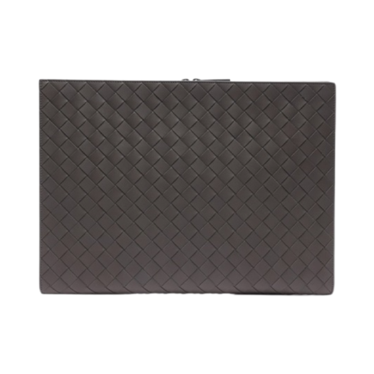 Bottega Veneta Intrecciato Clutch Grey