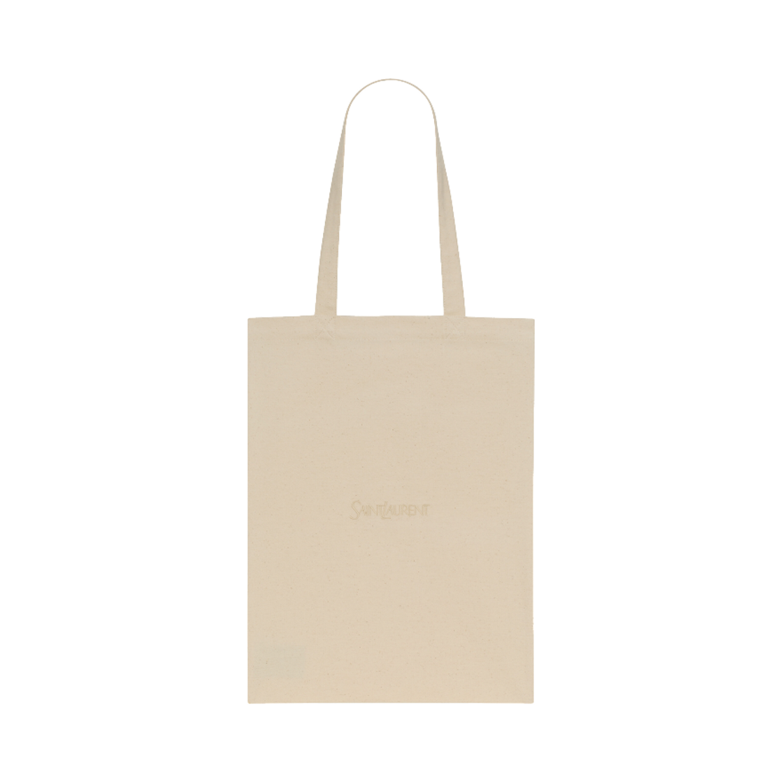 820985-YCL36-1479 Saint Laurent Small Saint Laurent Tote Bag in Brushed Cotton Beige