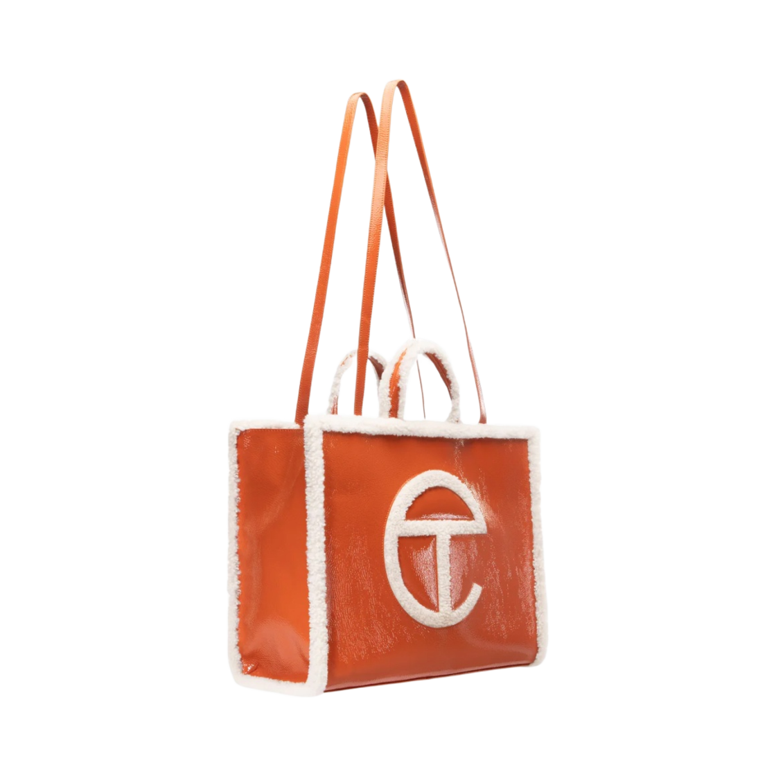텔파 x 어그 라지 쇼핑백 크링클 스파이시 펌킨(Telfar x UGG Large Shopper Crinkle Spicy Pumpkin) - 2
