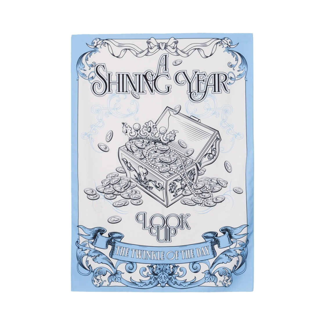 블루밍테일 럭키 블루 어 샤이닝 이어 패브릭 포스터(Bloomingtale Lucky Blue A Shining Year Fabric Poster)
