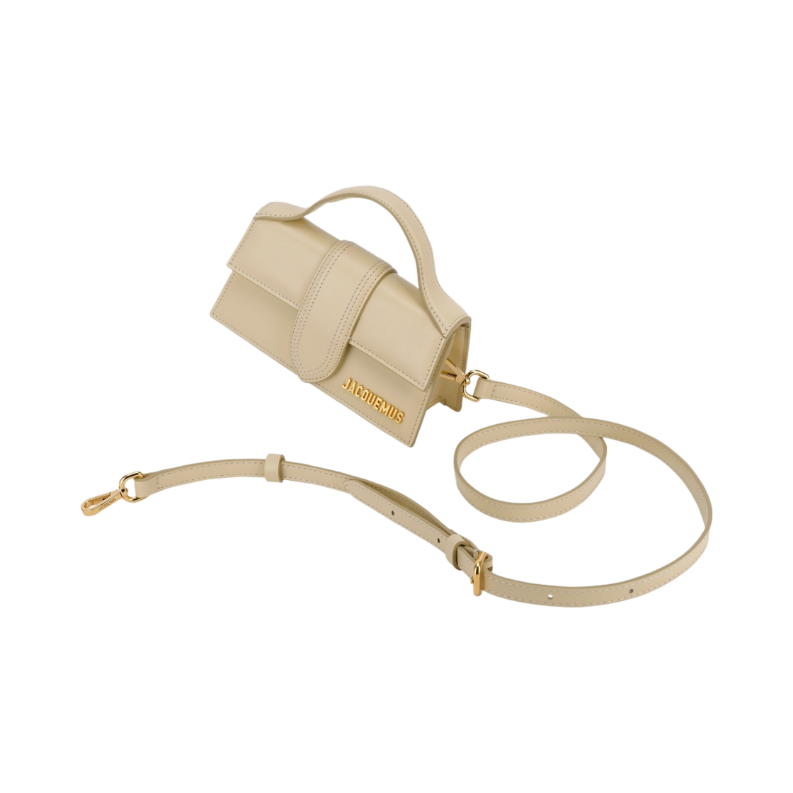 자크뮈스 르 밤비노 미니 플랩백 아이보리(Jacquemus Le Bambino Mini Flap Bag Ivory) - 3