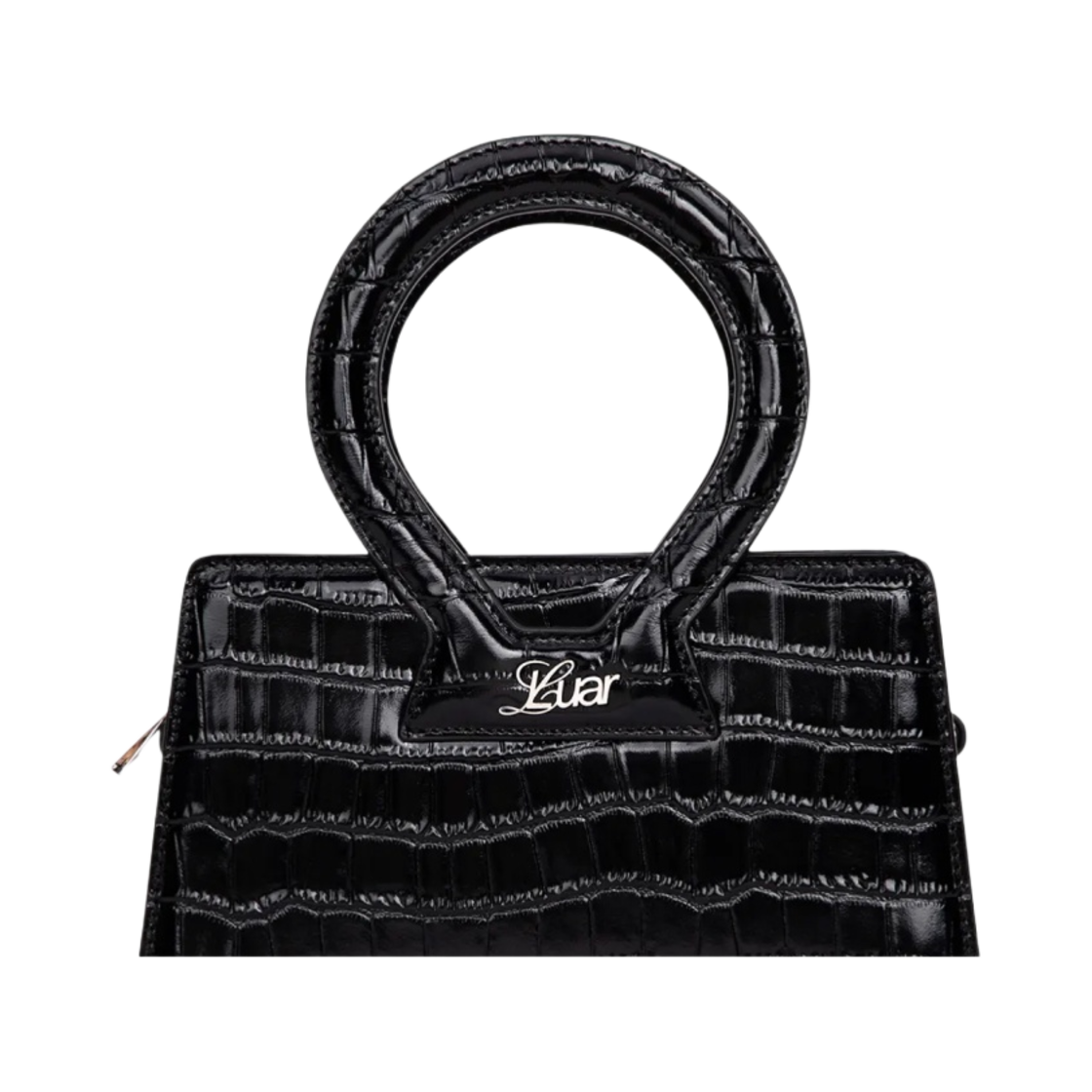루아르 스몰 아나 백 블랙 엠보스 - 버그도프굿맨 한정(Luar Small Ana Bag Black Embossed - Bergdorf Goodman Exclusive)