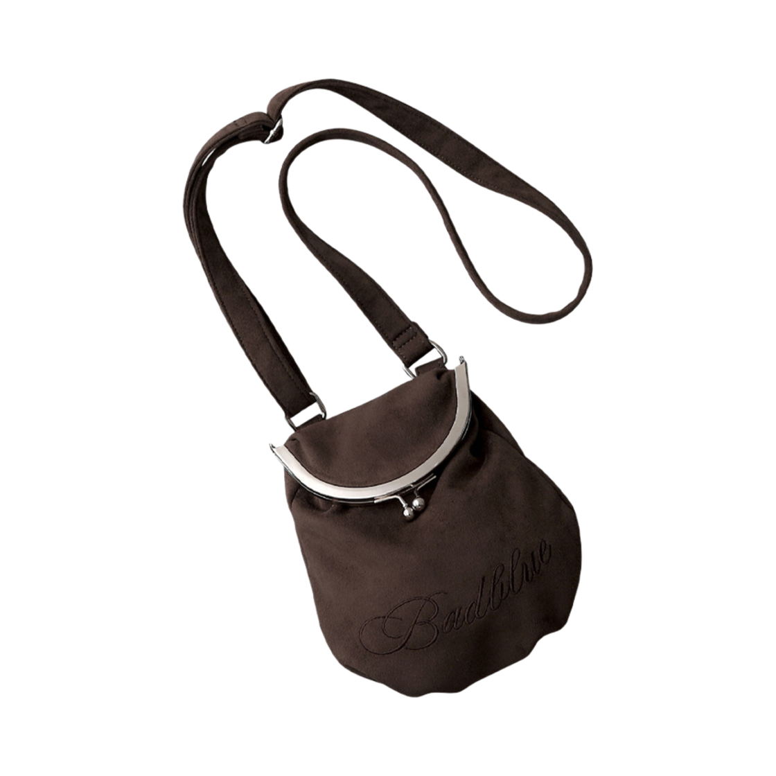 배드블루 스웨이드 바오 백 브라운(BadBlue Suede Bao Bag Brown)