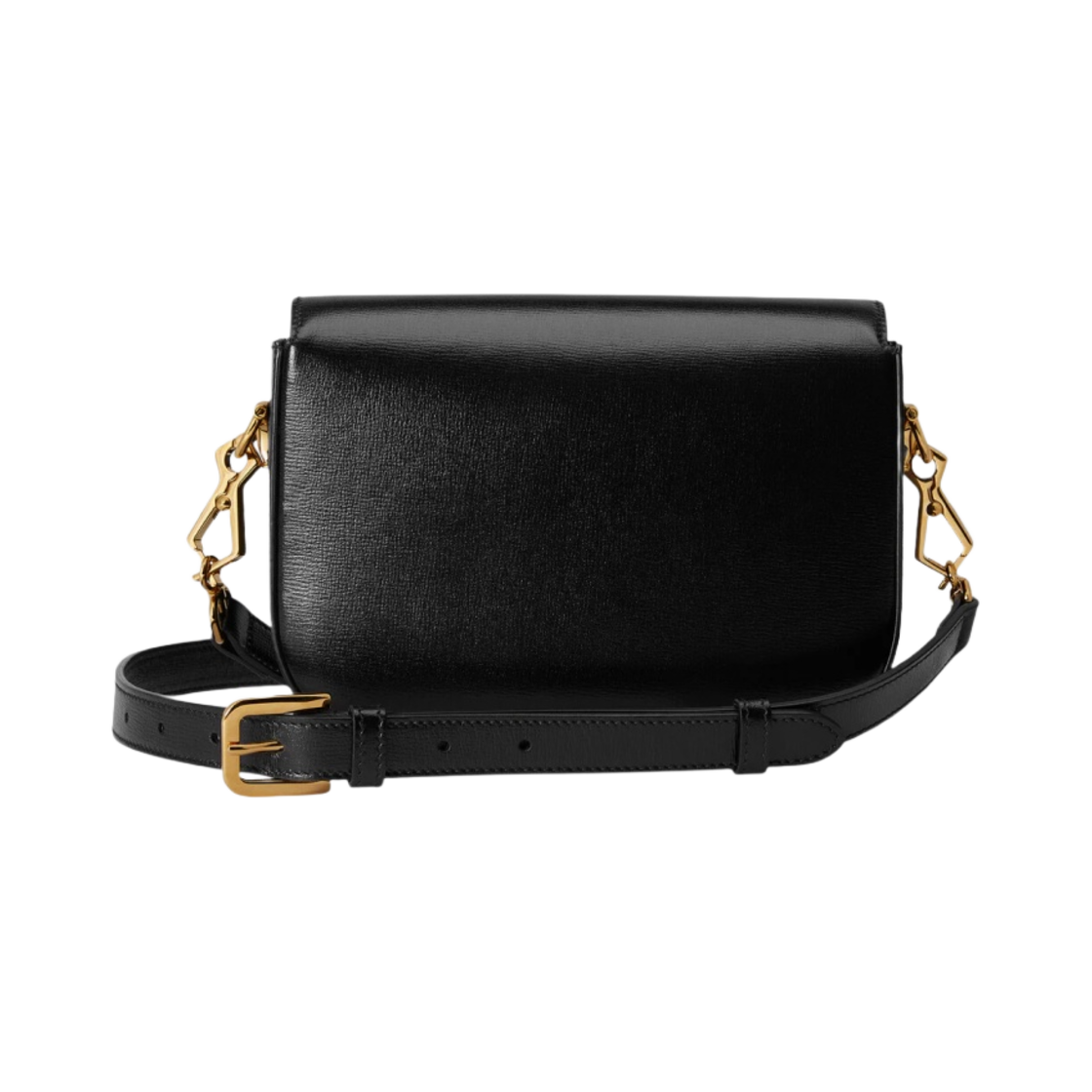 구찌 홀스빗 1955 미니백 레더 블랙(Gucci Horsebit 1955 Mini Bag Green And Red Web Leather Black) - 2