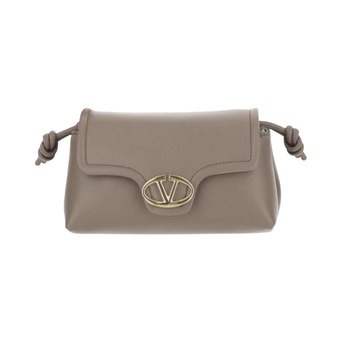 P0AC4ZFJ416 Valentino Mini Vlogo 1960 Nappa Leather Bag Clay