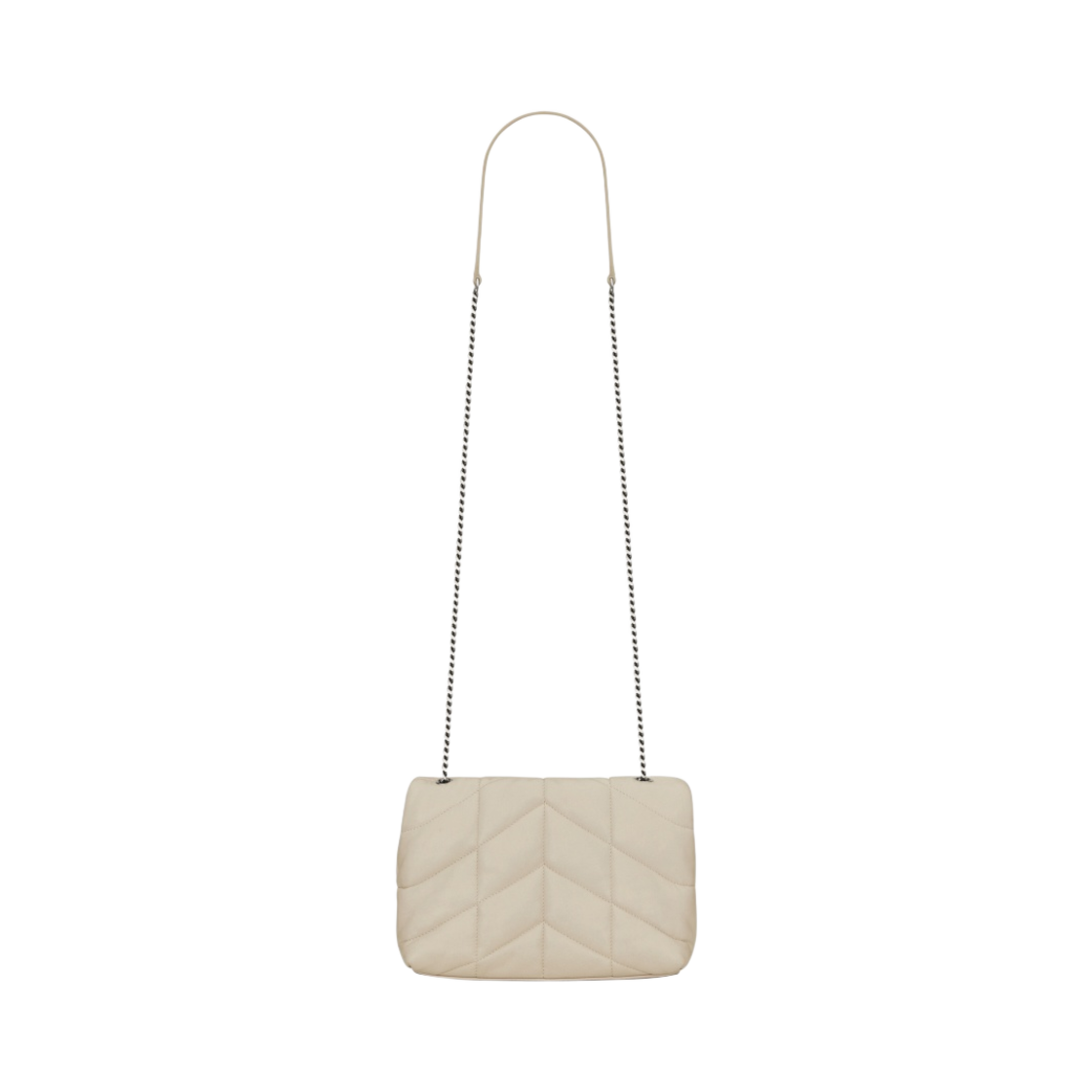 생로랑 퀼티드 램스킨 퍼퍼 토이백 블랑 빈티지(Saint Laurent Puffer Toy Bag in Quilted Lambskin Blanc Vintage) - 3