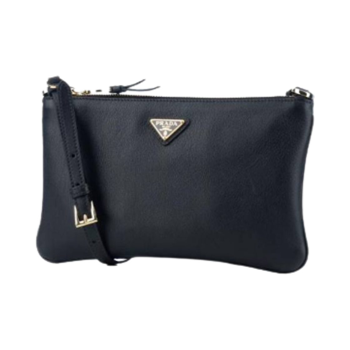 프라다 레더 파우치 블랙(Prada Leather Pouch Black) - 2