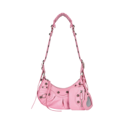 Balenciaga Arena Lambskin Le Cagole XS Shoulder Bag Light Pink