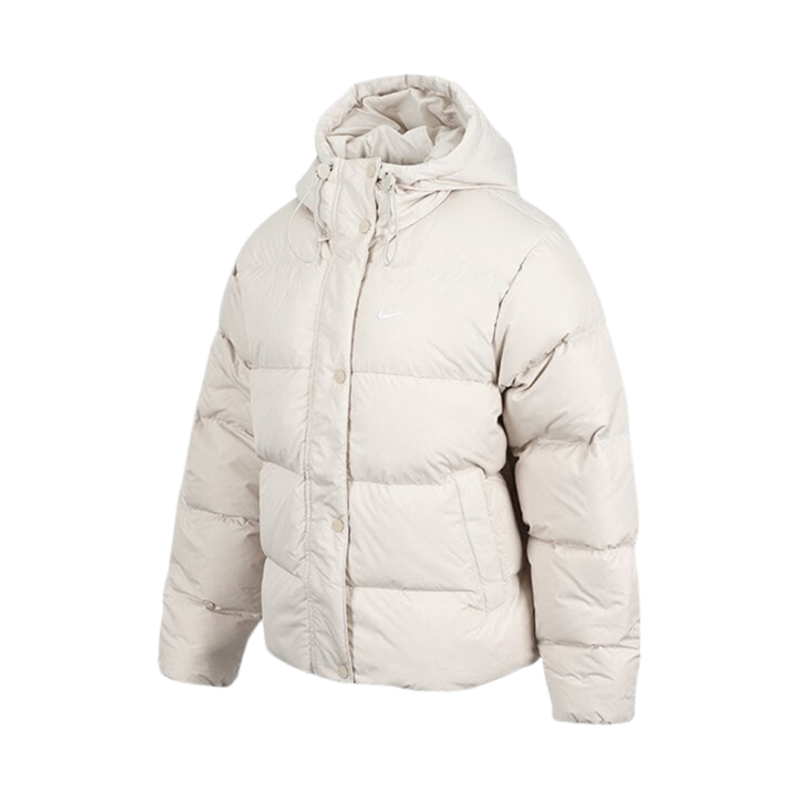 (W) 나이키 NSW 메트로 써마핏 루즈 다운 자켓 라이트 오어우드 브라운 화이트 - 아시아
