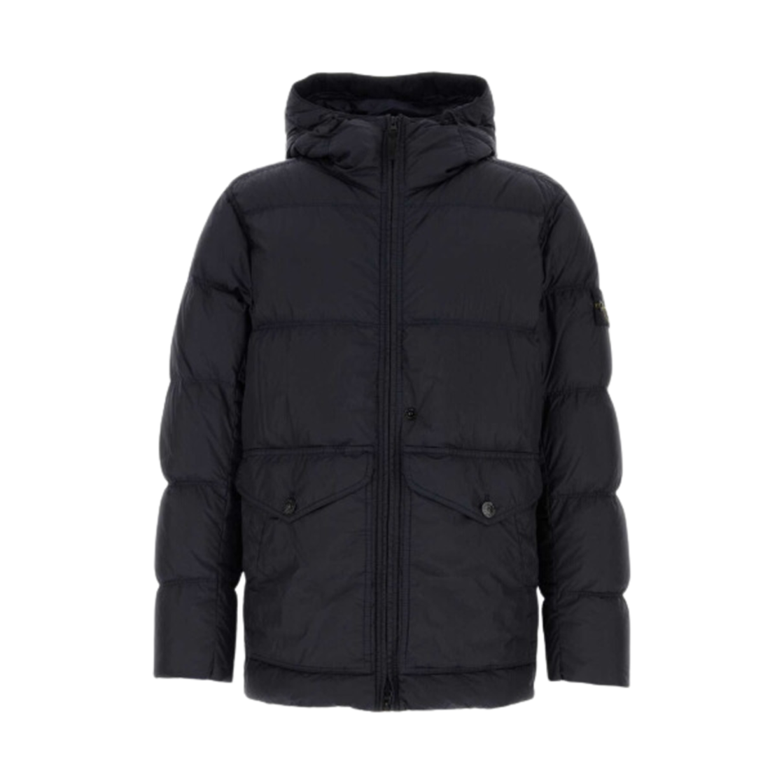 811540723-V0020 Stone Island 40723 Crinkle Reps Hooded Down Jacket Navy Blue - 24FW