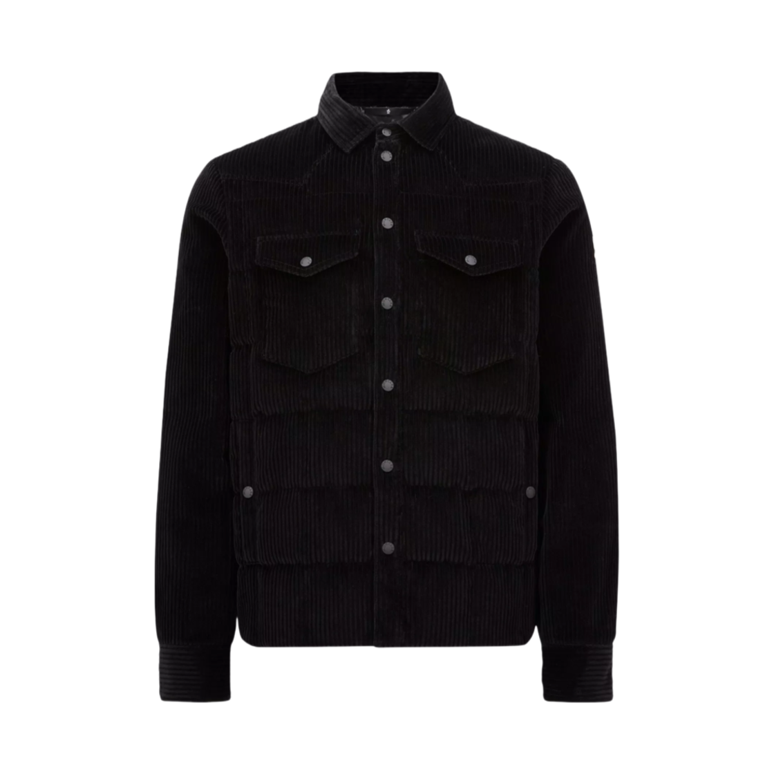 몽클레르 겔트 코듀로이 다운 셔츠 자켓 블랙 - 24FW(Moncler Gelt Corduroy Down Shirt Jacket Black - 24FW) - 1