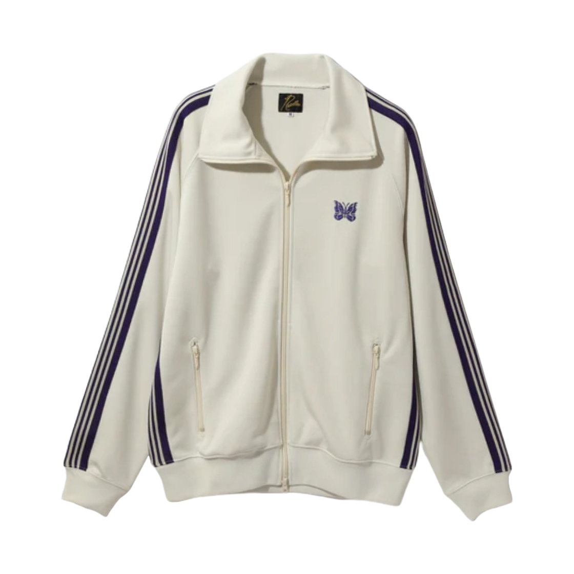 니들스 트랙 자켓 폴리 스무스 아이스 화이트(Needles Track Jacket Poly Smooth Ice White)