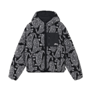 Stussy Hooded Sherpa Jacket Multi