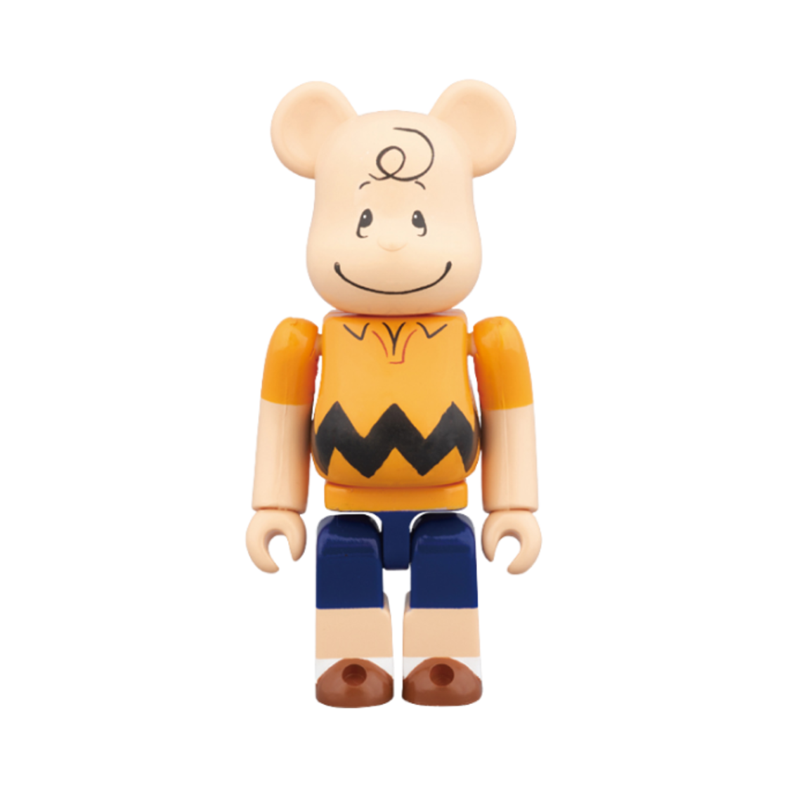 베어브릭 피너츠 찰리 브라운 100% 옐로우(Bearbrick Peanuts Charlie Brown 100% Yellow) - 1
