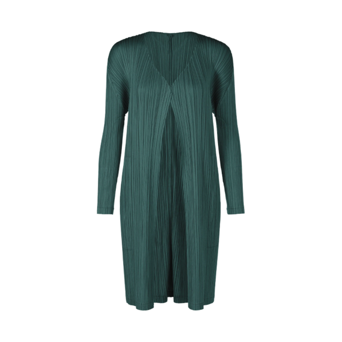JA114-66 (W) Pleats Please Issey Miyake MC January Coat Blue Green