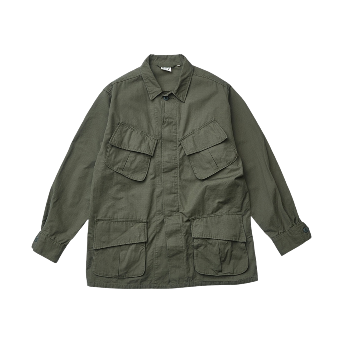 오어슬로우 6010 US 아미 트로피컬 자켓 원 워시 US 아미 그린(Orslow 6010 US Army Tropical Jacket One Wash Army Green)