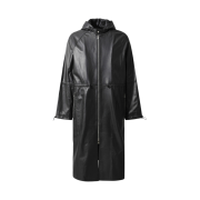 Iro Long Leather Coat Black