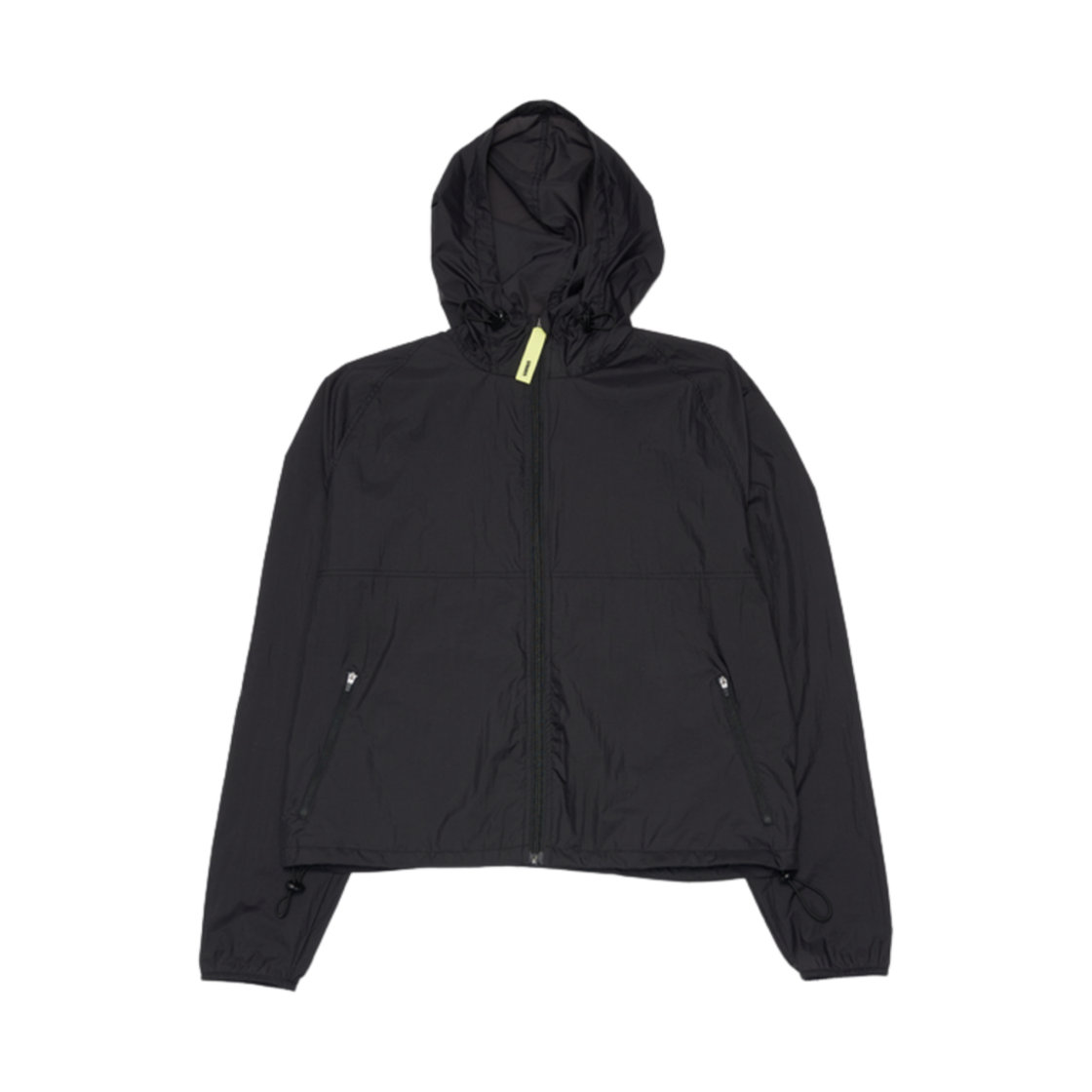 (W) 우나 스마일 런 자켓 블랙((W) Unna Smiles Run Jacket Black)