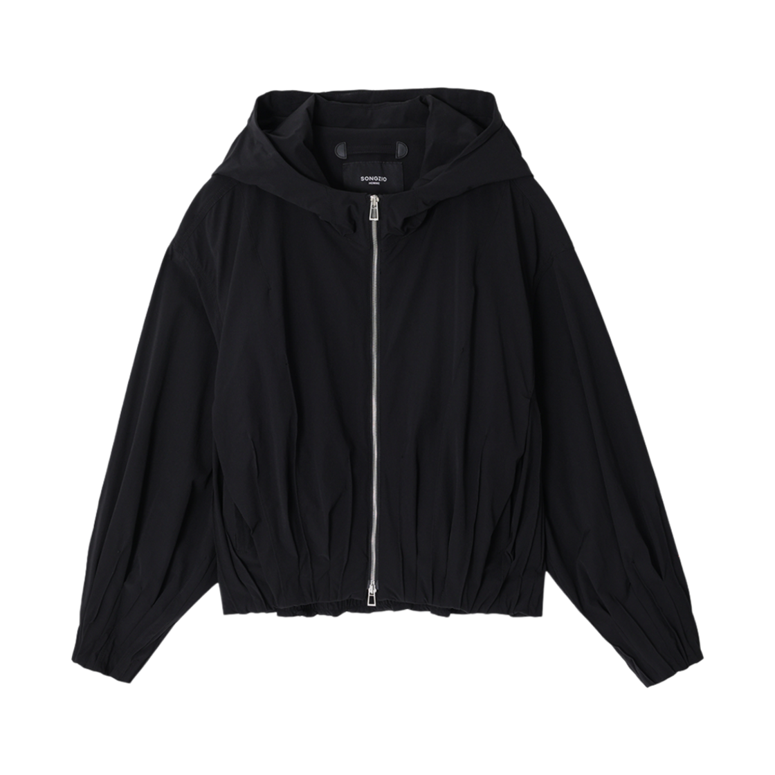 SH2JP280BK Songzio Homme Polydart Hood Jumper Black