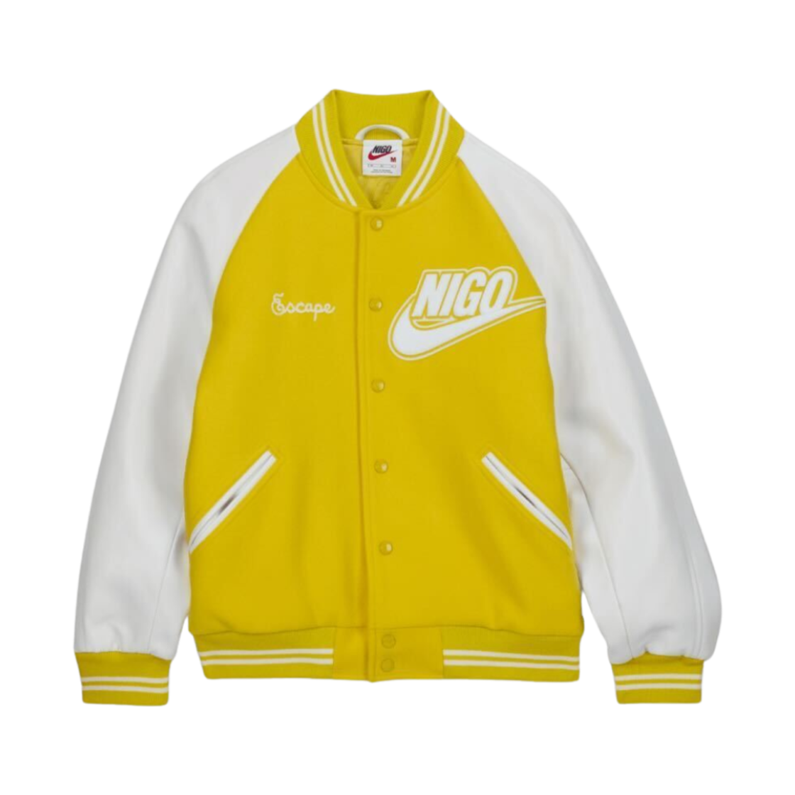 나이키 x 니고 바시티 자켓 스피드 옐로우 (FV5670-735)(Nike x Nigo Varsity Jacket Speed Yellow (FV5670-735))