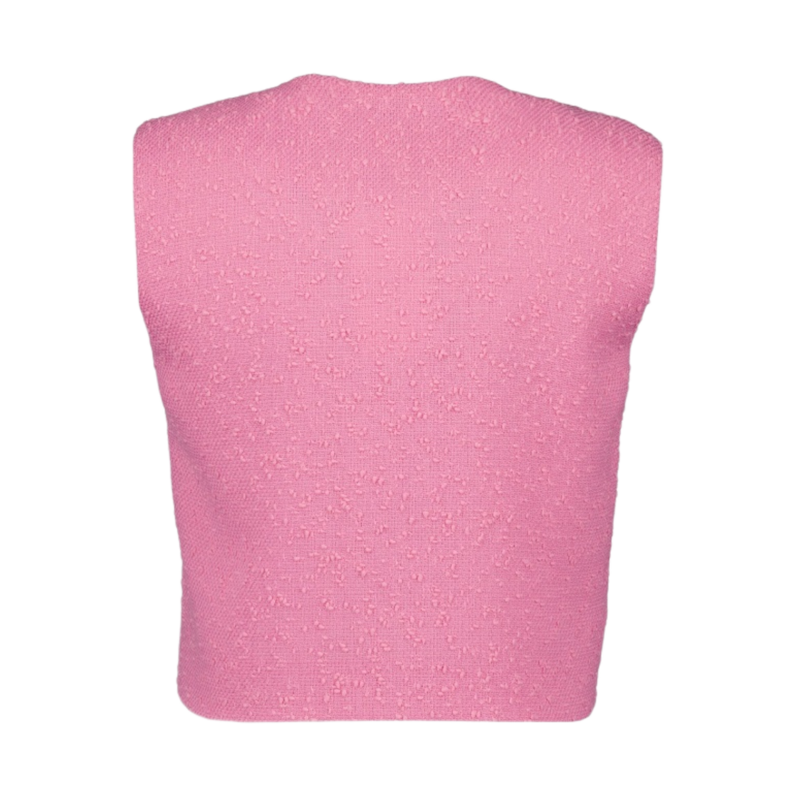 (W) 아미 더블 브레스티드 슬리브리스 자켓 캔디 핑크((W) AMI Double Breasted Sleeveless Jacket Candy Pink) - 2