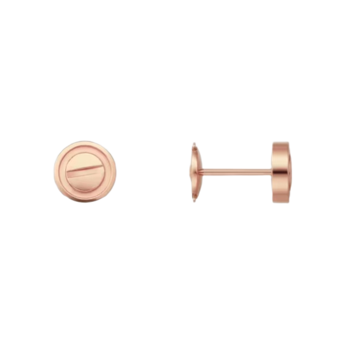 (W) 까르띠에 러브 이어링 로즈 골드((W) Cartier Love Earrings Rose Gold) - 2