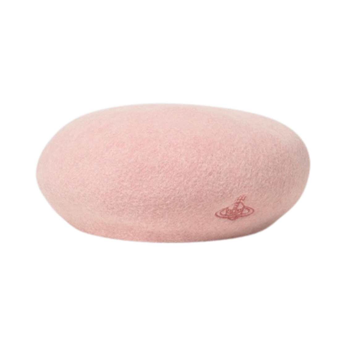 비비안 웨스트우드 라인 오브 자수 바스크 베레 핑크