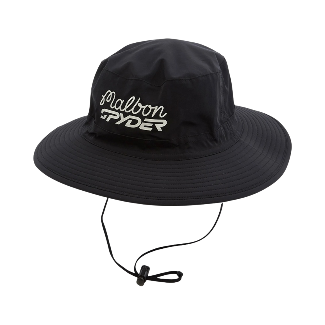 - Malbon Golf x Spyder Gore-Tex Rain Bucket Hat Black