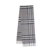 Burberry Classic Check Cashmere Muffler Grey