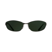 Balenciaga Mercury Oval Sunglasses Silver