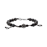 Diesel Dx1339 Labradorite Beaded Bracelet Multicolor