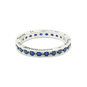Frica Engraving Stone Ring 5 Silver