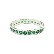 Frica Engraving Stone Ring 3 Silver